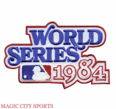 1984 World Series Jersey Patch San Diego Padres vs. Detroit Tigers 4in Sew Iron
