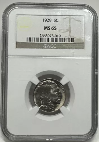 1929-P NGC MS65 BUFFALO NICKEL