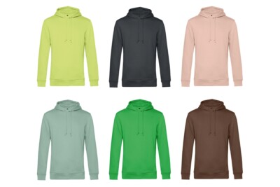 B&C Herren Hoody Sweatshirt Pullover Kapuzenpullover Vegan Bio