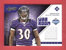 2012 PANINI ABSOLUTE Bernard Pierce SP WAR ROOM RPM JERSEY RC CARD #5