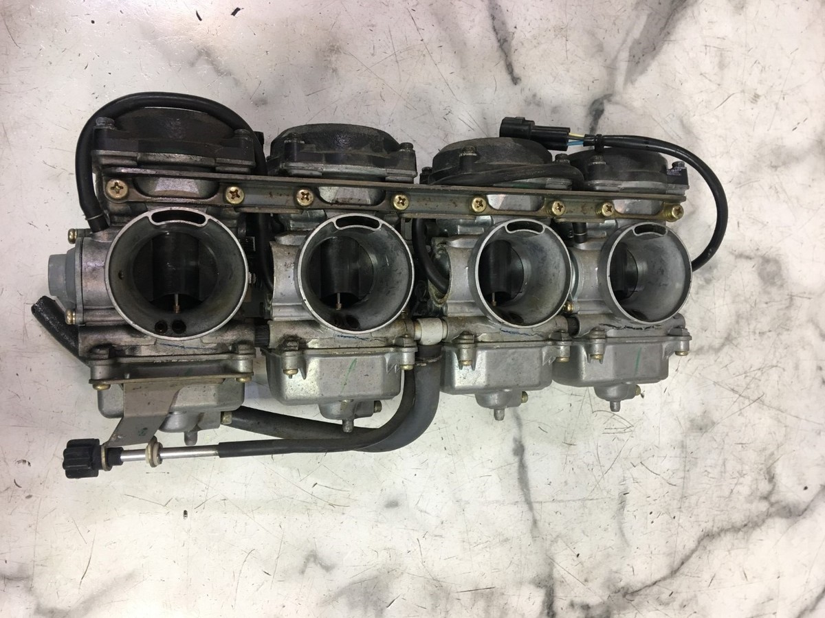 01 Kawasaki ZR1200 ZRX1200 ZR ZRX 1200 carbs carburetors set rack
