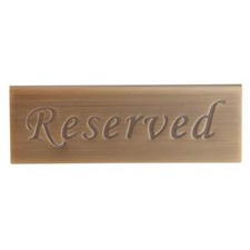 Reserved Wedding Table Signs - Freestanding Table Signs for Wedding Party