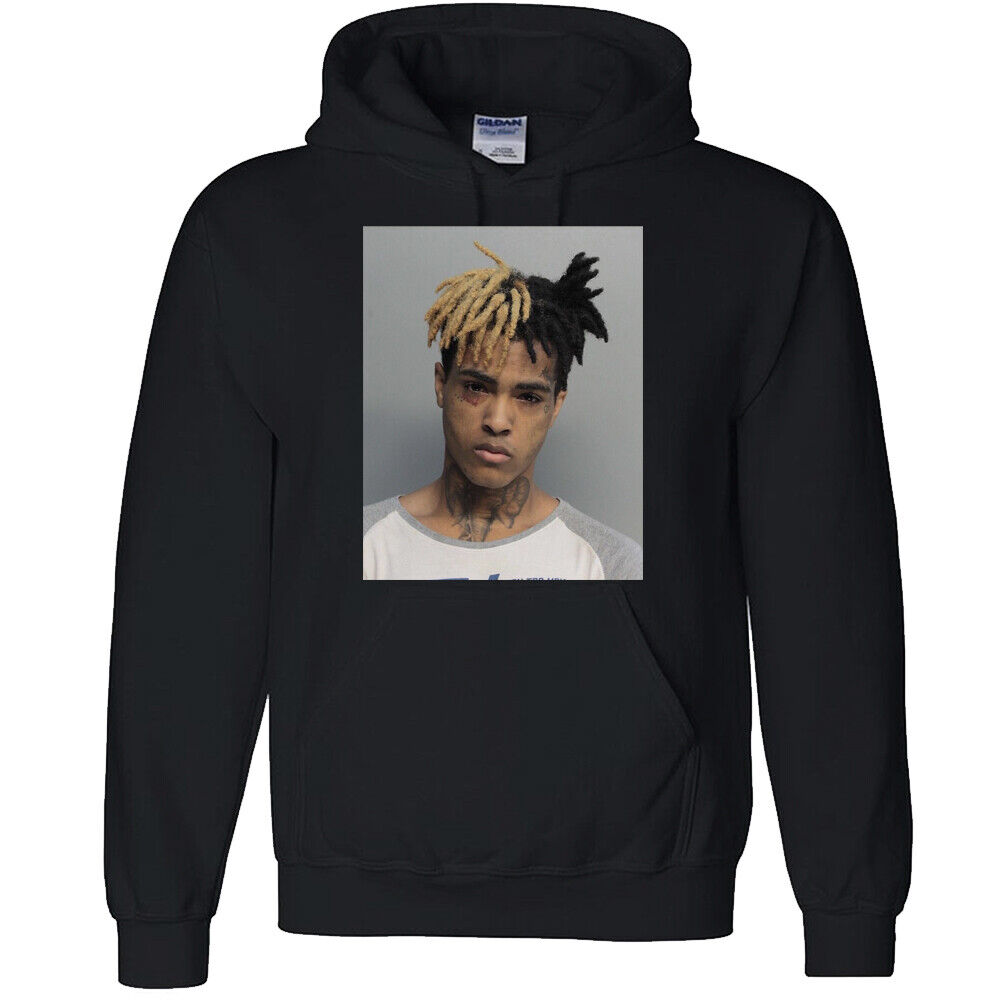 Revenge XXXTentacion Mugshot ・Lightning Hoodie 🔥 XXXtentacion Mugshot Inspired Hoodie Heartbreak Revenge