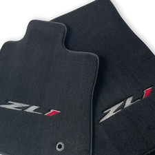 Floor Mats For Chevrolet Camaro Zl1 2017-2021 4 Pcs Embroidery Logo Carpets
