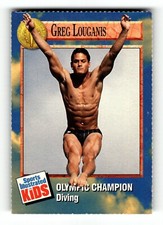 1992 Sports Illustrated for Kids II #59 Greg Louganis Diving