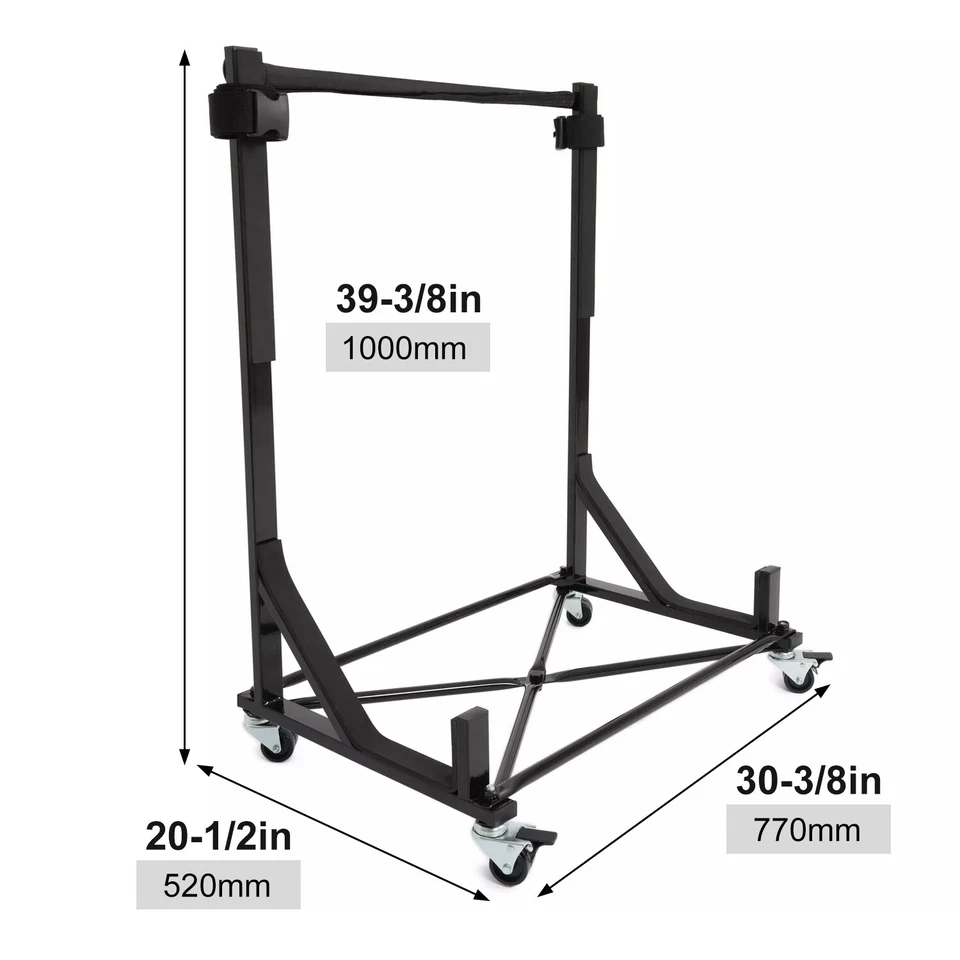 Hard Top Stand Rack W/ Dust Cover For Mercedes-Benz 560SL 380SL 450SL 1975-1989 - Image 2 of 4