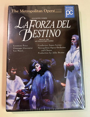 Verdi La Forza Del Destino DVD, Opera in 3 Acts, 1984, The Metropolitan Opera