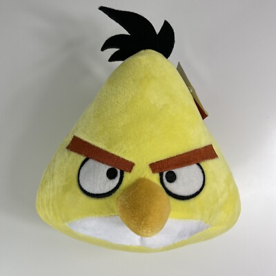 Angry Birds Canary Chuck Head 2019 Toy Factory 8  Plush Stuffed Toy Rovio NEW!
