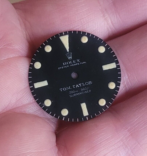 Rolex vintage genuine Singer 5513 Submariner dial,200 Meter first! Redone!!