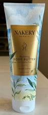 Nakery Beauty Skin Toning Body Butter Crepe Smoothing Seaside Serenity 10oz