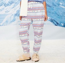 NWT Old Navy Women's High-Waisted Flannel Pajama Jogger Bottoms PJ Pants S 4-6 