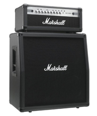 Marschall Gitarrenverstärker-Set, 4x12'' Celestion Lautsprecher, inkl.Fußschalter