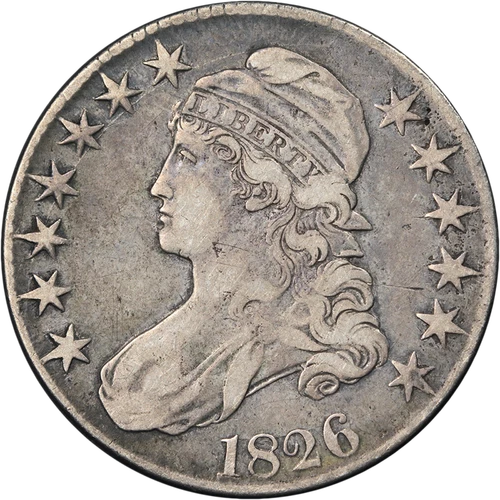 1826-P Capped Bust Half Dollar — photo from another recent sale