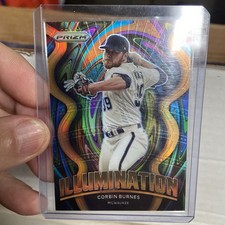 2022 Panini Prism Corbin Burnes Illumination Ssp /100 Milwaukee