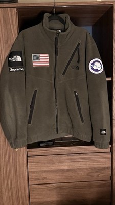 Supreme The North Face SS 2017 Antarctica Expedition Fleece Jacket Olive Medium