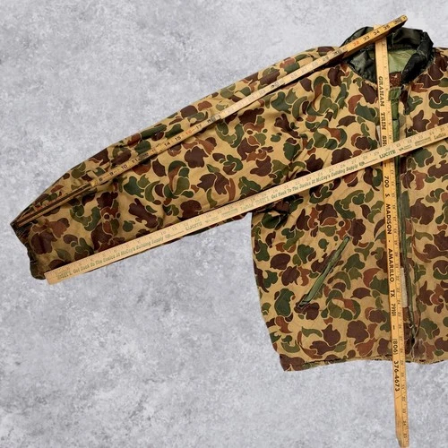 Vintage Walls Blizzard Pruf Camo Goose Down Jacket Mens Large Duck Hunter Puffer image 3