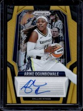 2025 Panini WNBA Prizm Arike Ogunbowale Signatures Gold Auto #/10 Wings