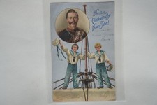 Konvolut 5 Postkarten Marine Jungen Segelschiff Kaiserzeit 1904-1907 Kiel /11