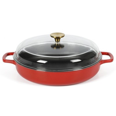 Sur La Table Kitchen Essentials Supper Club 3.75 Quart Enamel Cast Iron All I...