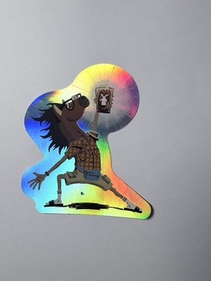 Dutch Bros Coffee Sticker April 2023 National Cold Brew Day Horse Holographic