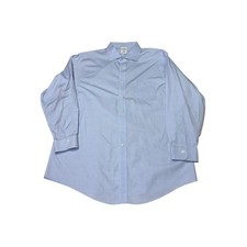 Brooks Brothers Regent Fit Light Blue Dotted Non Iron Mens Dress Shirt 17 12 34