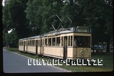 ORIGINAL SLIDE TROLLEY TRAM 5992 NEUKOLLN BERLIN GERMANY 1960 KODACHROME
