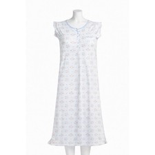 Vintage Carole Hockman Button Up Floral Nightgown Size Medium