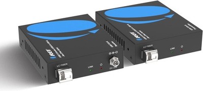 OREI 5KM USB 2.0 Fiber Extender 4 Port Industrial USB Extension 480Mbps Plug & P