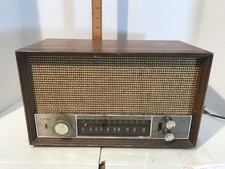 Vintage MCM Zenith Model T350W AM/FM/FM-AFC Tube Tabletop For Parts Restoration