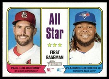 2023 Topps Heritage Vladimir Guerrero Jr./Paul Goldschmidt Toronto Blue Jays/St.