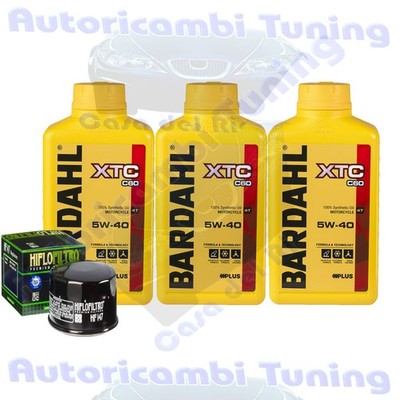 Service Bardahl Öl XTC 5W40+ Filter Für Kymco 500 Xciting Re � 2010>2016