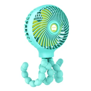 TRELC Mini Stroller Fan, 9H Battery Life, Personal Handheld Small, MInt Green