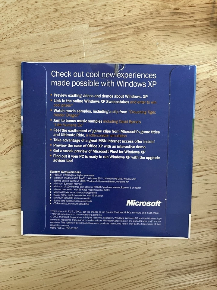 Windows XP Promotion Disc PC CD ROM Staples Advertising Vintage - Image 2 of 4