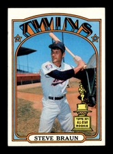 1972 Topps #244 Steve Braun RC EX/EX+ X3281576