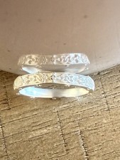 925 Sterling Silver Size 9 Band with design  3 Grams