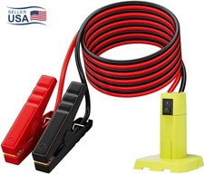 Jumper Cables Adapter for Ryobi Battery, 6FT 12AWG Portable Battery Jump Starter