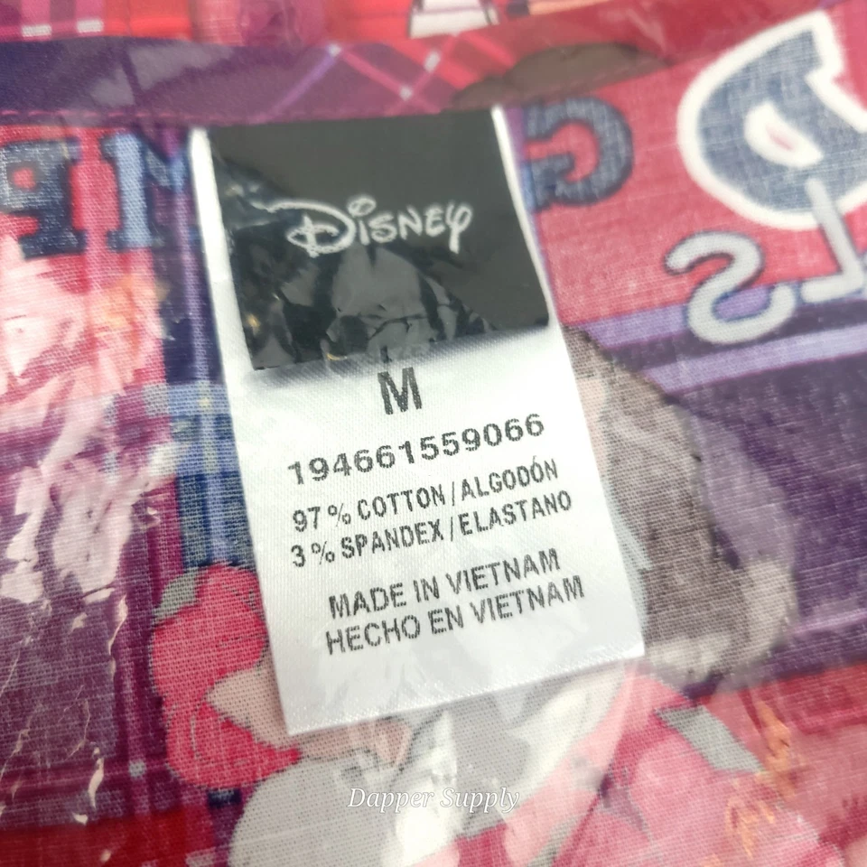 Grumpy Cherokee Scrubs Disney Tooniforms Mens V Neck Top Medium New - Image 4 of 4