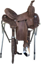 Leather Horse Saddle Western Handmade Barrel Racing Racer Equestrian Trail Tack