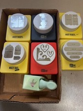 Crafting Paper Punch Lot of 6 McGill Crafters 1 Martha Stewart Nice Condition