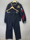 VTG US Navy Enlisted Uniform Med/34x28 Crackerjack 1960s Vietnam Era Military