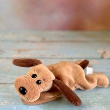    Bones the Dog    Ty Beanie Baby  1st gen tush tag, no hang tag