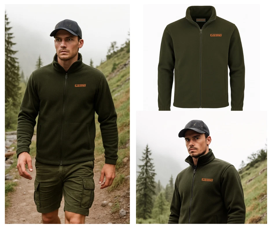 Mens Game Stealth Fleece Hunting Jacket | Camping Hiking Fishing Outdoors
Opens in a new window or t