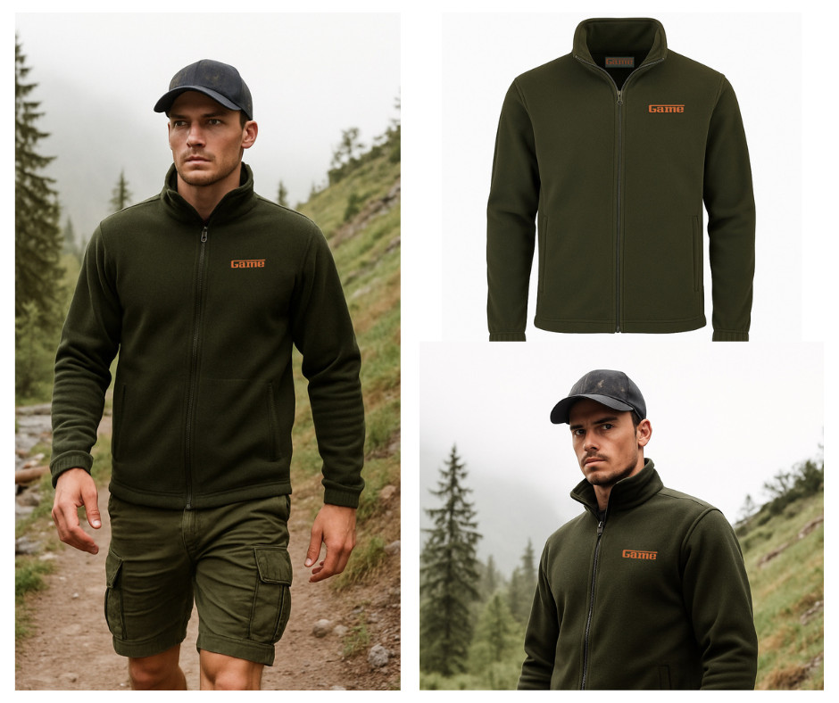 Chaqueta de caza polar Game Stealth para hombre | Camping senderismo pesca al aire libre