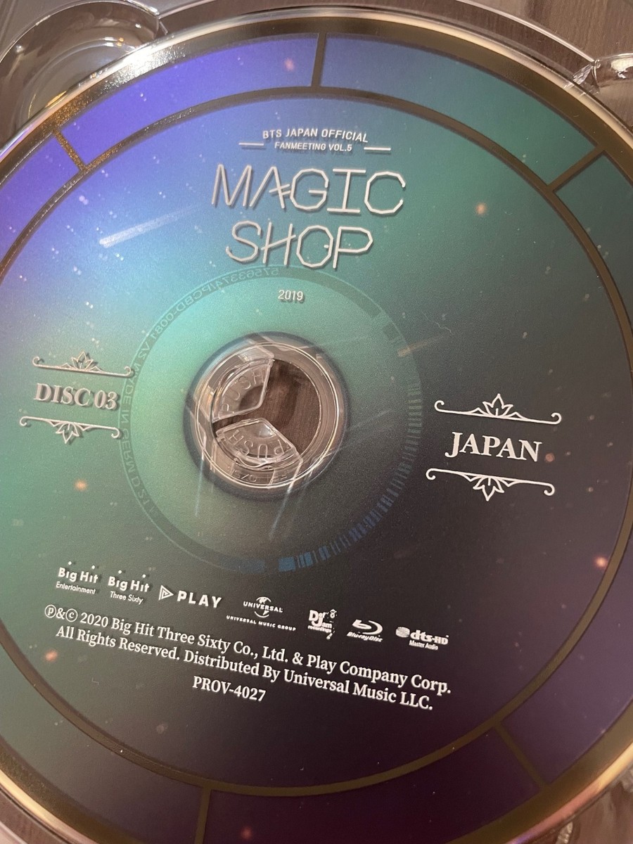 BTS MAGIC SHOP Japan Official Fanmeeting VOL.5 Blu-ray (No photo