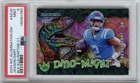 2024 WC Dino-Might Jaxson Dart BLACK KALEIDOSCOPE Raptor Rookie RC #'D 1/1 PSA 9