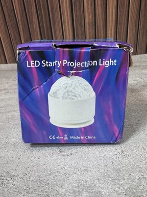 LED Starry Projection Night Light USB RGB Magic Ball Remote Bedroom Party New