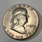 1954 Franklin Silver Half Dollar.