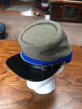 Reproduction Civil War C.S. Infantry Kepi, 7 1/4, Campaigner Quality