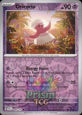 Oricorio 89/191 Common Reverse Holo Surging Sparks Pokemon