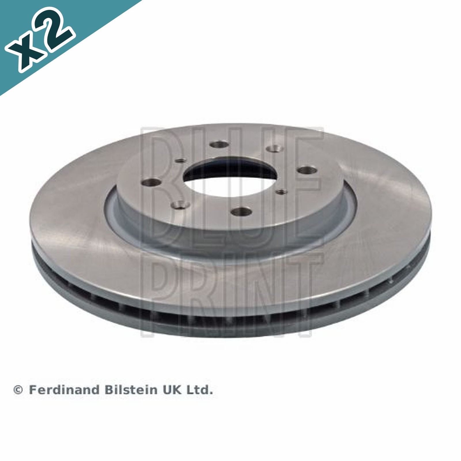 Blueprint ADK84338 Brake Disc Front Coated 256mm Outer Diameter For Suzuki Swift